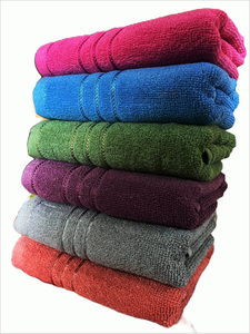 Striped Terry Cloth <b>Bath</b> <b>Towel</b> <b>Set</b> Soft Quick Dry Absorbent Cleaning <b>Towel</b> for Home Hotel Spa - Product Image 4