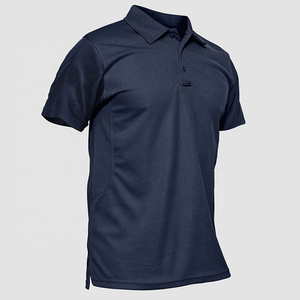 Camisas Polo Deportivas de Secado Rápido al por Mayor, Camisas Polo de Golf con Botones, de Algodón y Spandex, que Absorben la Humedad - Product Image 4