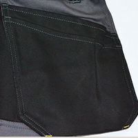 Pantalon de travail haute visibilité robuste, infroissable, avec multiples poches utilitaires, support pour outils, renforcé en rayonne, certifié EN, unisexe