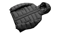 Manteau d'hiver pour homme, veste matelassée chaude, col montant, fermeture éclair, capuche, imperméable, épaisse, isolée, coupe-vent, pour les températures extrêmes