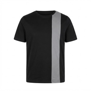 เสื้อยืดคอกลมทรงปกติสำหรับผู้ชาย แขนสั้น สวมใส่สบาย ผ้าฝ้ายเจอร์ซีย์ถัก 100% สไตล์สตรีท สำหรับฤดูร้อนและกิจกรรมกลางแจ้ง - Product Image 1