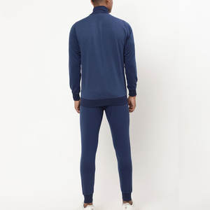 Chándal clásico para hombre con chaqueta con cremallera y pantalones deportivos, chándales de poliéster cómodos e informales para el uso diario de los hombres - Product Image 3