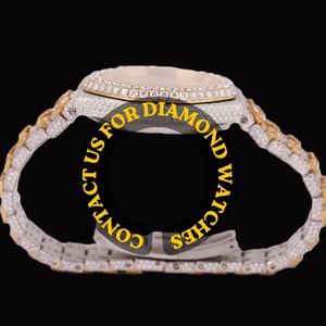 Reloj Exclusivo para Hombre y Mujer, Diseño Clásico de Dos Tonos con Esfera Redonda y Números Arábigos, Mecánico, Elegante y Ejecutivo - Product Image 4