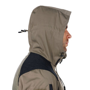 Veste en polaire rouge pour homme, col zippé, respirante, décontractée, pour l'automne, coupe classique, en polyester - Product Image 4