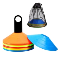 Conos de Práctica Deportivos ZAHRI SPORTS ZS-AB-138, Duraderos y Flexibles, de Plástico PE Suave, para Entrenamiento de Agilidad