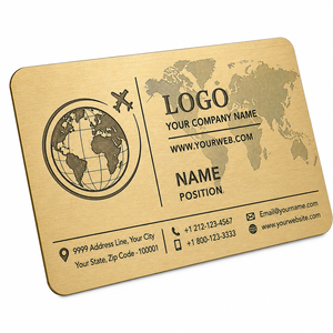 Plaque nominative rectangulaire en laiton gravée avec carte du monde, impression UV, cadeau d'affaires, carte de directeur - Product Image 4