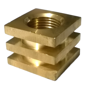 Inserts carrés en laiton de qualité supérieure pour un renforcement durable des filetages et des solutions de fixation sécurisées - Product Image 1
