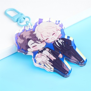 Tùy chỉnh HD Anime Keychain cá nhân phim hoạt hình Acrylic <span class=keywords><strong>Epoxy</strong></span> Keychain khuyến mại leo núi khóa - Product Image 1