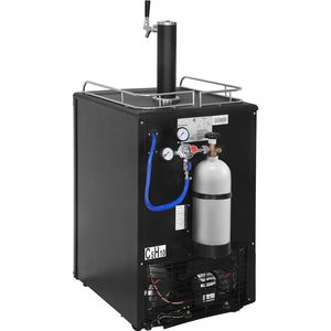 Dispenser Birra a Spillatura Singola con Cilindro CO2, Vassoio Raccogligocce e Controllo Temperatura 32-50 Fahrenheit per Feste, Kegerator Birra da 5L - Product Image 6