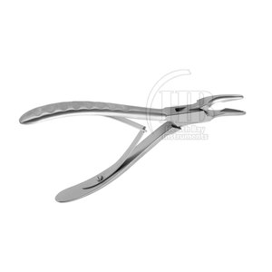 Rongeurs Óseos Médicos Manuales de Acero Inoxidable, Instrumento Ortopédico con Mandíbulas Curvas para la Extracción Controlada de Huesos en Procedimientos Quirúrgicos - Product Image 3
