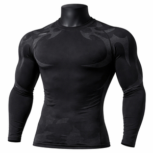Trendy <b>Men</b> <b>Rash</b> <b>Guard</b> Made With Premium Fabric Flexible Construction Comfortable Fit Reinforced Seams And Reliable Finishing - Product Image 1