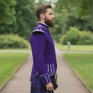 Veste Doublet Traditionnelle Fait Main pour Bagpipeur Écossais, Uniforme de Parade, Meilleures Ventes 2026 - Product Image 3