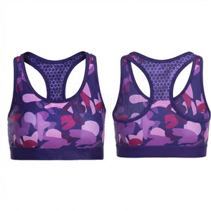 Servicio OEM, Sujetador Deportivo con Logotipo Sublimado en la Parte Delantera, Soporte Medio, Ropa Deportiva, Absorbe la Humedad, Transpirable, para Gimnasio, para Mujer - Product Image 1