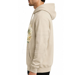 Sweat-shirt à capuche moderne imprimé DTG en mélange de coton, confortable pour tous les jours, idéal pour le streetwear décontracté. - Product Image 6
