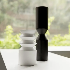 Candelabros de madera negros modernos al por mayor para decoración de centros de mesa, accesorio para velas cónicas, Ramadán, por MULTI CRAFT - Product Image 5