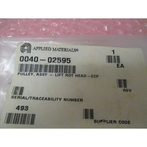 2 NUEVAS PULEAS AMAT 0040-02595, CONJUNTO DE POLIA DE ELEVACIÓN CON CABEZA ROTATIVA ECP - Equipo y Piezas de Semiconductores de Confianza de Global Legacy - Product Image 3
