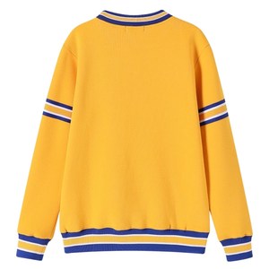Sweat-shirt en chenille Sigma Gamma Rho 1922 pour femme, col rond, poche raglan, couleur or et bleu, pull de sororité - Product Image 2