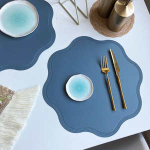 Nuevo mantel individual de cuero sintético PU, lavable, para eventos festivos, el más vendido, color personalizado, para mesa de café y comedor. - Product Image 5