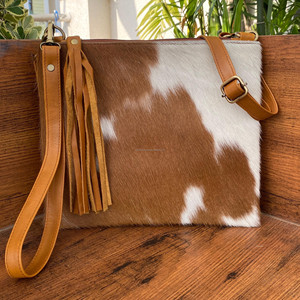 Custom Wholesale 2024 New Ladies Cowhide Shoulder Bag Genuine Leather Western Luxury Large Capacity Wristlet Crossbody Handbags - Product Image 2