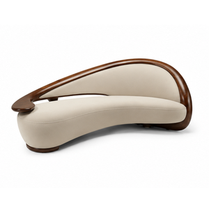 Sofá Curvo de Lujo, Muebles Tapizados de Madera Sólida de Primera Calidad para Hotel, Resort, Apartamento, Villa, Proyecto de Vestíbulo - Product Image 4