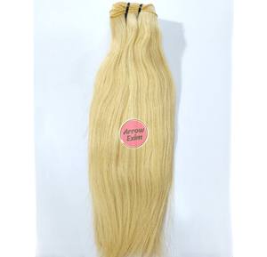 Arrow Exim 613 Cabello Humano Indio Virgen Remy con Cutícula Alineada, Rubio Natural, Ondulado y Liso, Grado 10A, Decolorado - Product Image 1