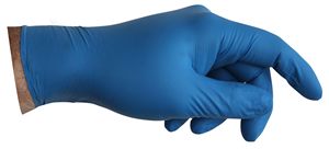 Gants en nitrile bleus jetables Ansell 92-465, 4 mil, anti-chimiques, conformes aux normes alimentaires, idéals pour une large gamme d'applications alimentaires - Product Image 4