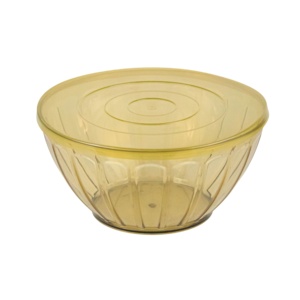 Bol à salade rond moyen en PP avec couvercle Conception flexible durable et résistante aux fuites pour le stockage quotidien des aliments-Repas Fruits Snacks Restes - Product Image 3