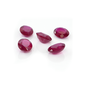 Rubis naturels de Bangkok, ovales calibrés 9x11mm, pierres précieuses naturelles en vrac pour la création de bijoux, prêtes à l'emploi - Product Image 3