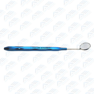 Mango Superficie frontal Rodio Plasma Recubierto Instrumentos quirúrgicos dentales Espejo dental Acero inoxidable con plasma azul - Product Image 4