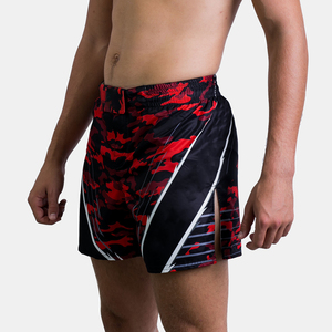 Pantalones Cortos de Muay Thai Ligeros 100% Poliéster con Logotipo Personalizado, Totalmente Personalizables, Ropa Deportiva Masculina de Alta Calidad - Product Image 3