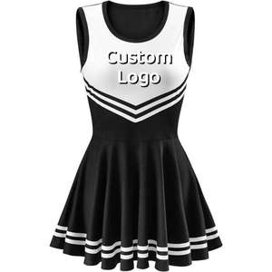 Uniforme Personalizado de Animadoras para Adultos, Top sin Mangas con Estampado por Sublimación y Falda Plisada, Conjunto de Dos Piezas para Equipo - Product Image 3