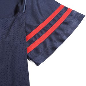 เสื้อฟุตบอลตาข่ายสำหรับผู้ชาย แบบเรียบ แบบสั่งทำได้ แบบคลาสสิก ระบายอากาศได้ดี เสื้อยืดออกกำลังกาย เสื้อกีฬา เสื้อลำลอง ชุดออกกำลังกาย - Product Image 2