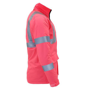 Reflective Safety <b>Jacket</b> Work Wear Best Selling High Visibility <b>Worker</b> <b>Jackets</b> Polyester Anti-Wrinkle Unisex - Product Image 4