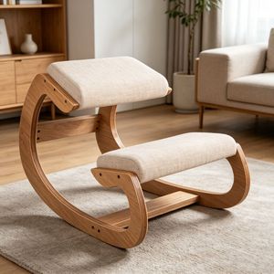 Sedia da Ufficio Ergonomica Regolabile 37x29x7cm in Nylon per Casa e Ufficio - Product Image 5