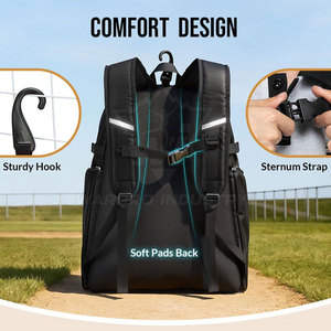 Nueva Colección de Equipamiento Deportivo para Equipos, Bolsa de Béisbol Espaciosa y Ligera con Costuras Resistentes y Diseño Moderno - Product Image 4