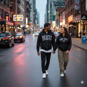 Services OEM Nouveaux sweats à capuche streetwear en gros, les plus demandés par les clients, avec strass sur toute la surface et broderie effet vieilli, à fermeture éclair - Product Image 4