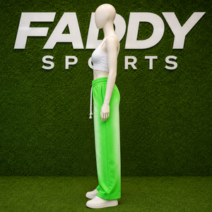Pantalon de jogging unisexe vert premium personnalisé, coupe ample, en molleton de coton, avec cordon de serrage, style streetwear décontracté, taille oversize - Product Image 5