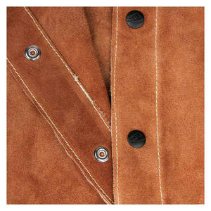 New Design Custom Logo Comfortable Safe Cow Hide Leather <b>Worker</b> Best Welding <b>Jacket</b> All Sizes Workwear Suit/Shirt Protective - Product Image 6