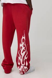 Pantalones Deportivos Personalizados al por Mayor para Hombre, Pantalones Deportivos Casuales de Felpa de Algodón con Estampado DTF, Fabricación OEM ODM con Logotipo Personalizado - Product Image 2