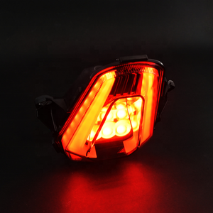 ไฟท้ายรถจักรยานยนต์ LED เลนส์สีแดง 8 LED ไฟเบรคหลัง ไฟเลี้ยว สำหรับเปลี่ยนซ่อม สำหรับ CB650R 2024~ - Product Image 6