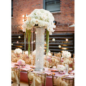 Florero de Cristal Moderno y Lujoso Hecho a Mano para Decoración de Mesa en Bodas, Eventos y Fiestas, Floreros Elegantes - Product Image 3