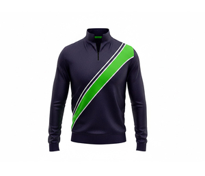 เสื้อแจ็คเก็ตสตรีทแวร์แบบซิปครึ่งตัว แฟชั่นทันสมัย สำหรับผู้ชาย ผู้หญิง และวัยรุ่น ชุดกีฬา แห้งเร็ว เสื้อทีมแบบสวมหัว แห้งเร็ว ซิปครึ่งตัว - Product Image 4