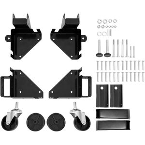Base Mobile Universale Regolabile per Attrezzature di Movimentazione Materiali, Capacità di Carico 400 Libbre, 9,5" X 9,5" - Product Image 1