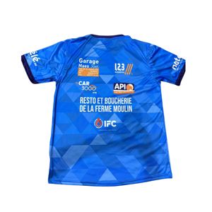 Camiseta de Fútbol a Rayas con Estampado por Sublimación Deportiva Transpirable, Jersey Retro Personalizado con Nombre del Equipo y Nombre del Jugador en la Parte Delantera - Product Image 5