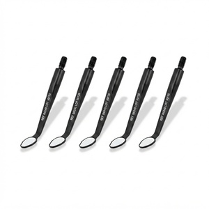 Miroir dentaire Optitech Healthcare Premium noir micro en forme de goutte 3x6mm, fileté de précision, en acier inoxydable de qualité médicale, de luxe - Product Image 1