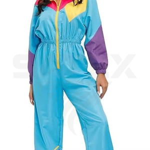 Ensemble unisexe personnalisé d'été : Veste coupe-vent en nylon et pantalon de survêtement avec doublure intérieure en tissu mesh brodé – Vêtements d'extérieur pour femme - Product Image 5