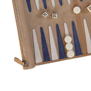 Custom 21 Inch Square PU Leather Eco-Friendly Travel <b>Backgammon</b> <b>Board</b> Game Professional Luxury Novelty Gift Creative Salva - Product Image 6