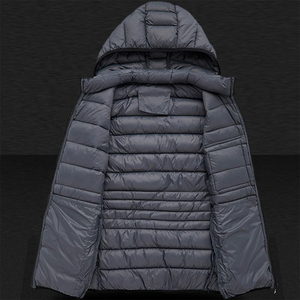 2026 Custom Logo Men's <b>Hooded</b> Puffer Vest Lightweight Quilted Padded <b>Gilet</b> Wholesale Winter Sleeveless Down Jacket Multi-Color - Product Image 6