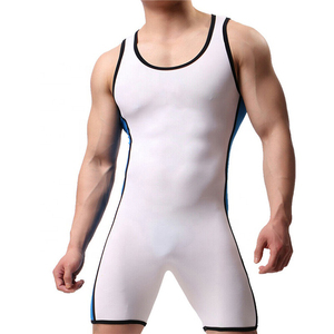 Trajes de Lucha Personalizados de Alta Calidad en Poliéster/ Diseño OEM Sublimado, Traje de Lucha Estético para Hombre 100% Poliéster - Product Image 1