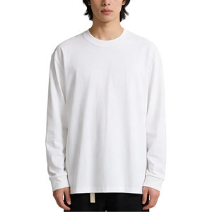 เสื้อยืดแขนยาวผู้ชาย ผ้าฝ้าย 100% นุ่ม ระบายอากาศดี สวมใส่สบาย คอกลม ราคาประหยัด - Product Image 6